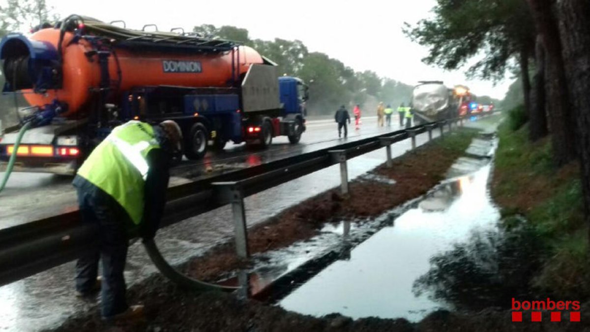 Transcat, camión, gasóleo, AP-7, Tarragona
