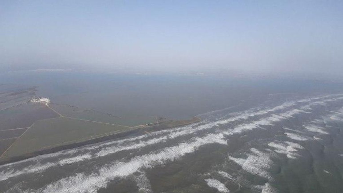 imatge aèria Delta Ebre