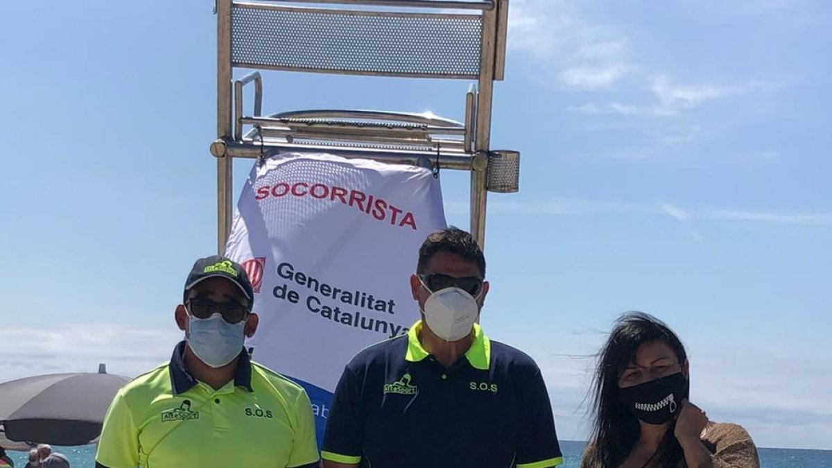 Les platges de Creixell ja tenen operatiu el servei de socorrisme