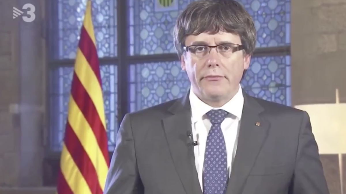 Puigdemont revela el missatge que va gravar a l'octubre de 2017 per si era detingut