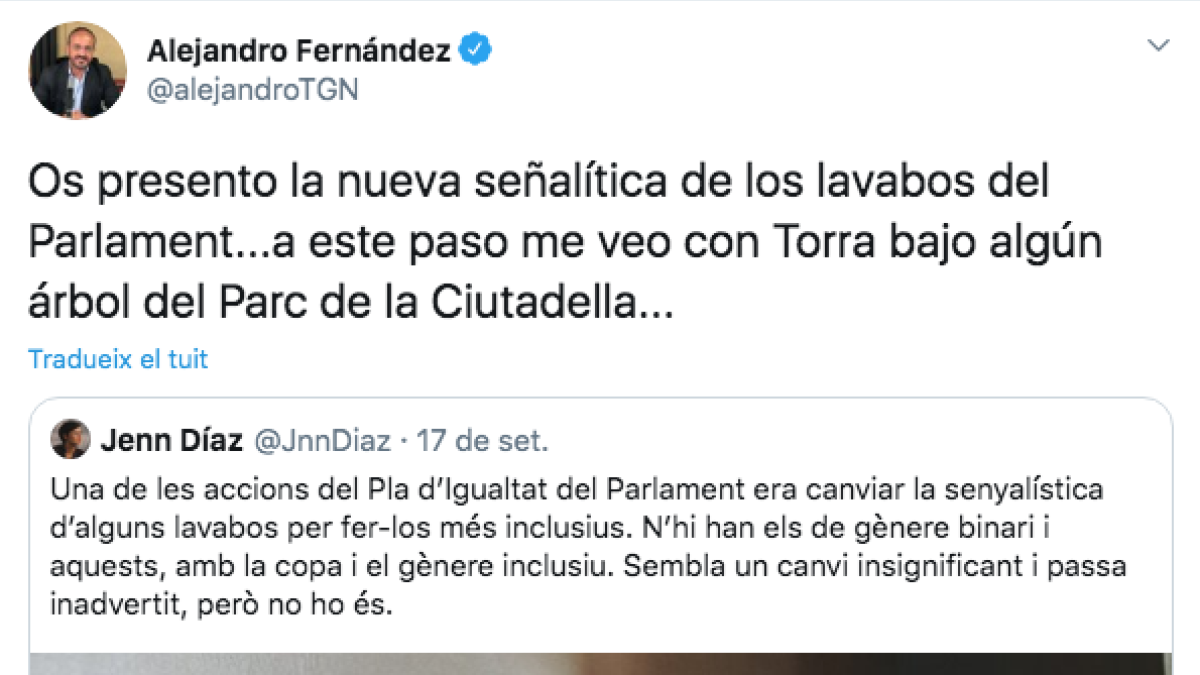 Fernández no tiene claro su lavabo
