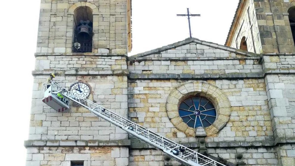Peligro en la iglesia de Cornudella