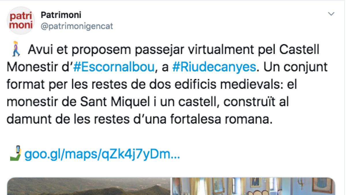 El Govern promou activitats i continguts digitals per acostar la cultura a la ciutadani