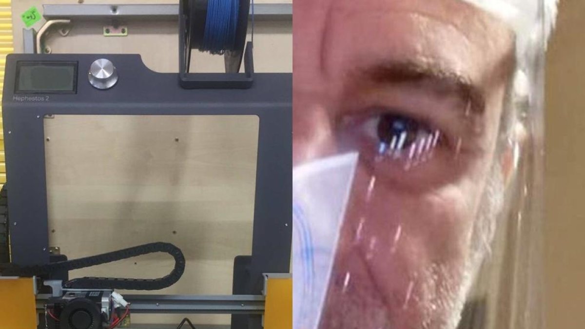 El Ayuntamiento de Móra d'Ebre cede dos impresoras 3D para imprimir mascarillas para|por los profesionales sanitarios