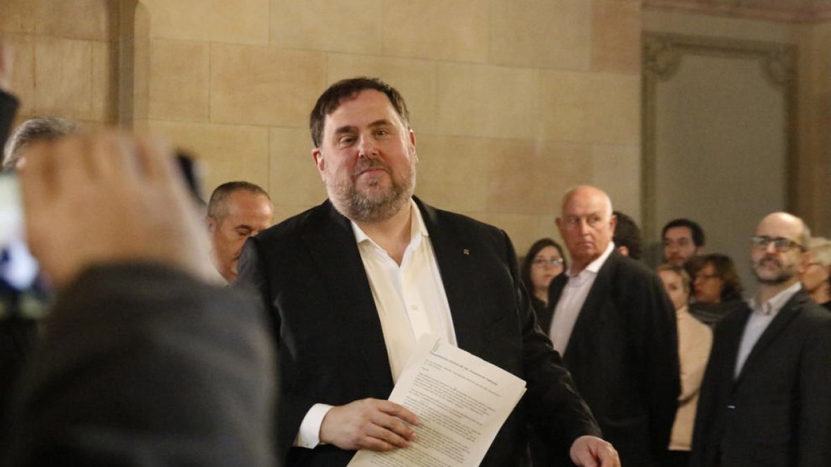 exvicepresidente de la Generalitat Oriol Junqueras