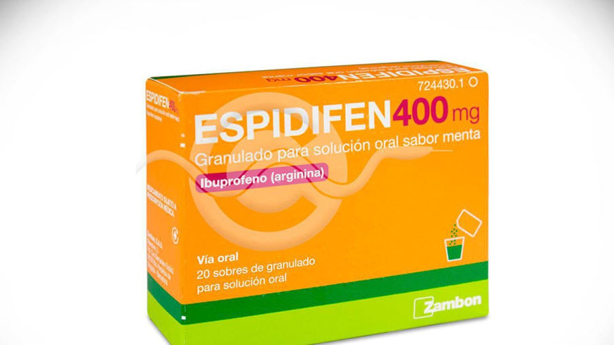 Sanitat ordena la retirada d'un lot de Espidifen 400 mg en sobres per contenir un objecte metàl·lic