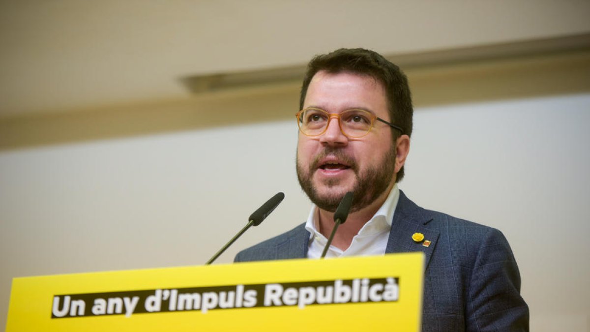 Aragonès insiste en «consensuar» la fecha de las elecciones y revela que ha hablado con Tuesta