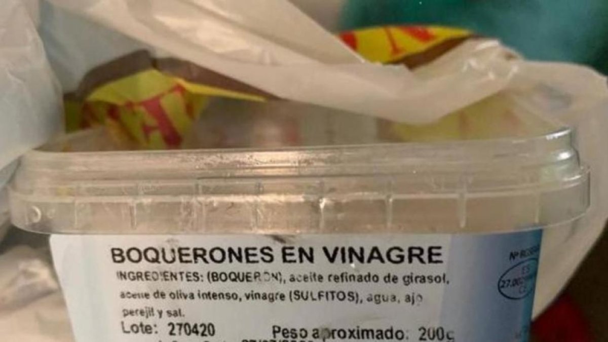 Alerta sanitaria por la presencia de anisakis en una marca de boquerones en vinagre