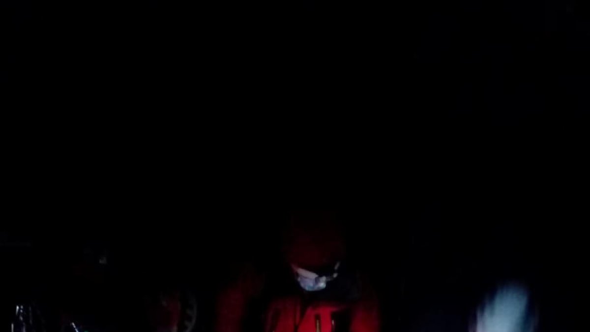 Trece horas de rescate de un escalador herido en el desfiladero de Collegats