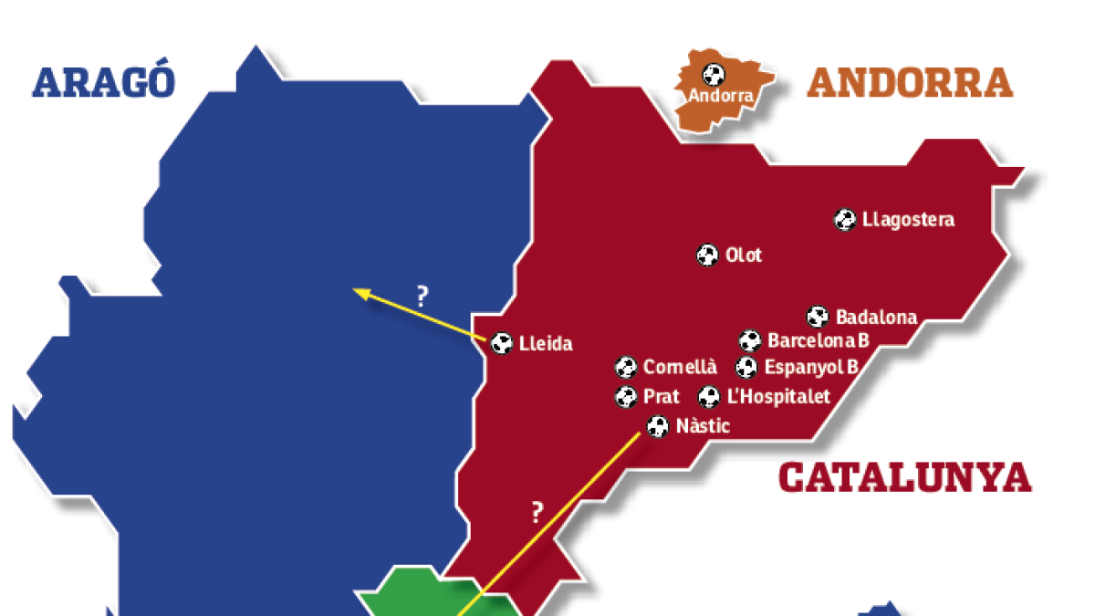Once catalanes para un grupo de 10 a Segunda División B