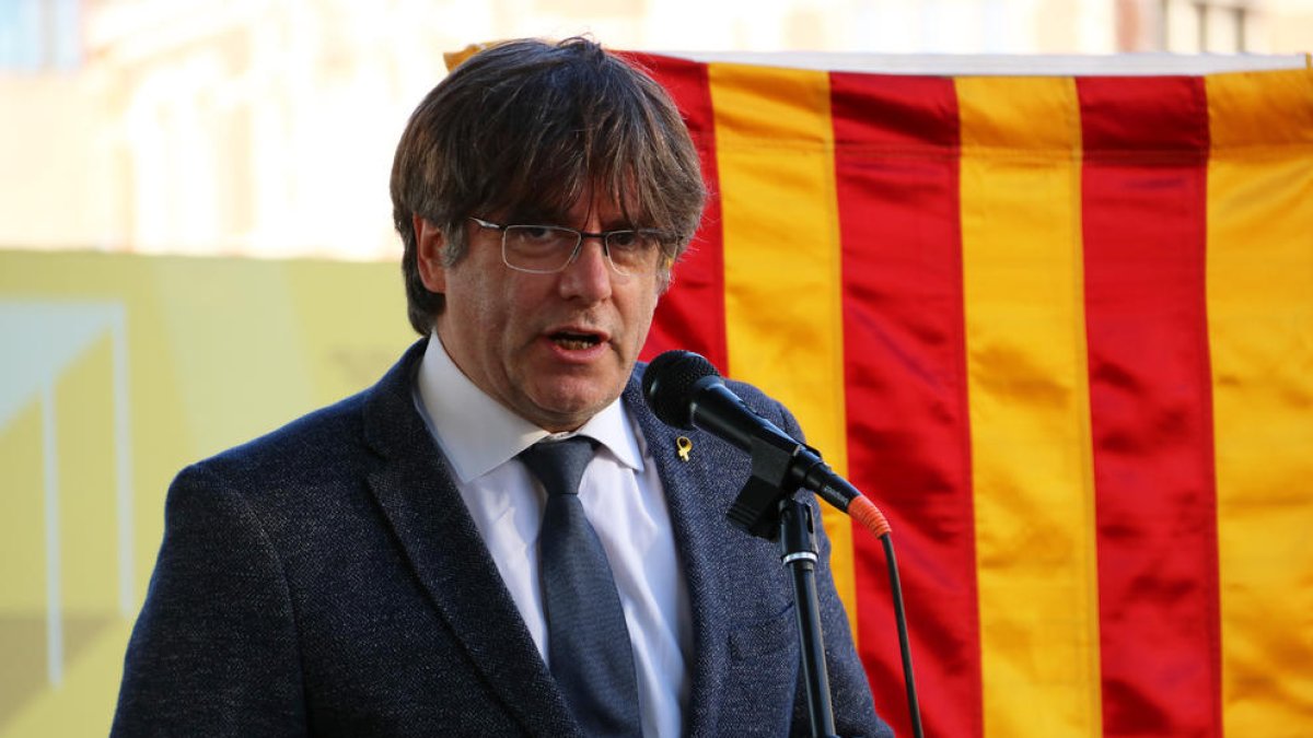 Puigdemont diu que «un Estat corromput» està «decidint en nom dels catalans»