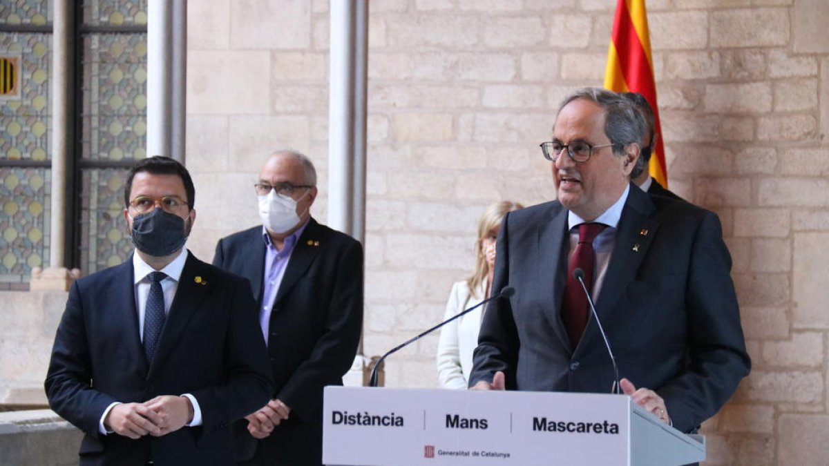 JxCat y ERC acuerdan que Aragonès asuma «funciones limitadas» de Presidencia