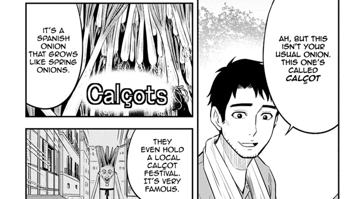 Los calçots de Valls, protagonistas de un cómico manga