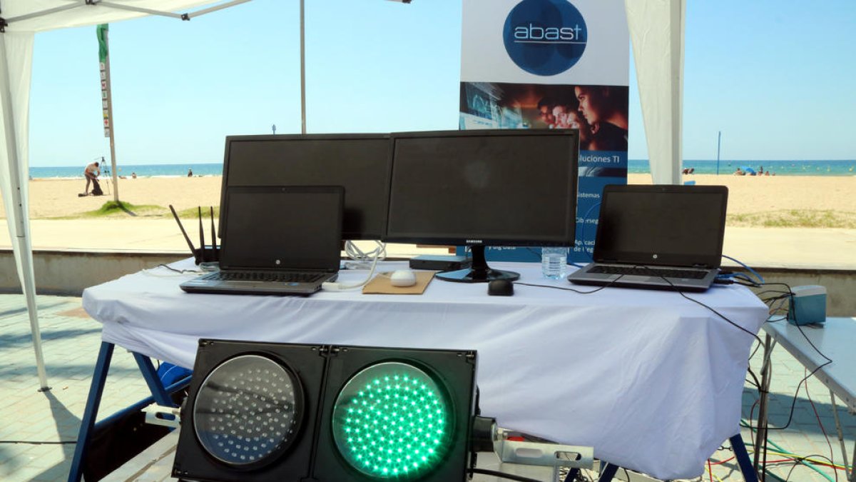 Salou instal·larà més d'una vintena de sensors a les platges per regular l'aforament en temps real