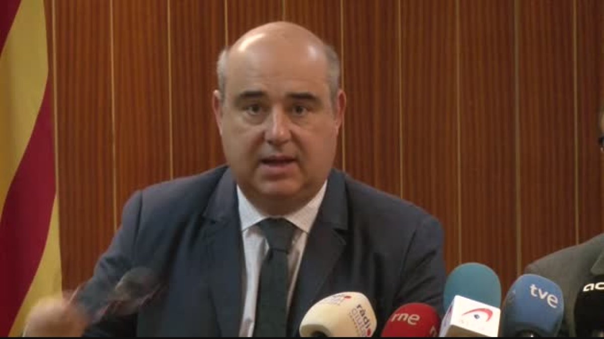 El president del Tribunal Superior de Justícia de Catalunya (TSJC), Jesús María Barrientos, a la Comissió de Justícia del Parlament.