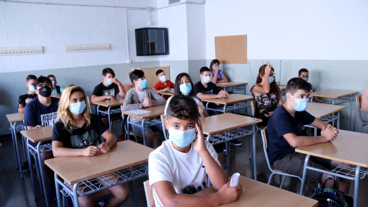 instituto Cristòfol Despuig de Tortosa, escuela, curso, covid, coronavirus