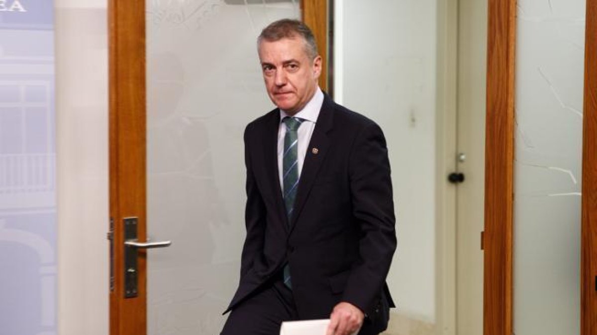 El lehendakari avança les eleccions autonòmiques basques al 5 d'abril