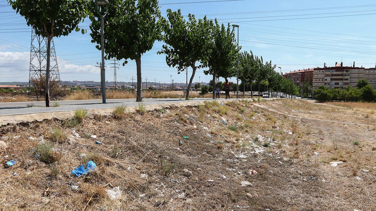 Miles de plásticos se acumulan entre Bonavista y Campclar