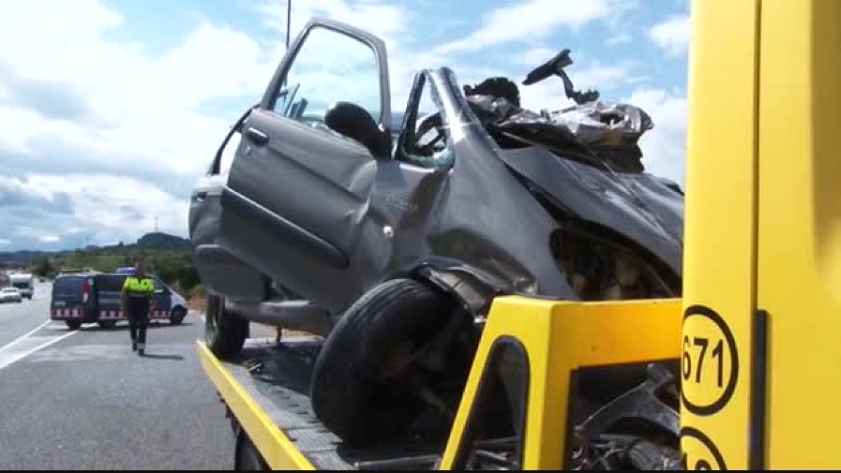 accident, mort, víctima mortal, Vimbodí i Poblet, trànsit, Bombers, Mossos, SEM