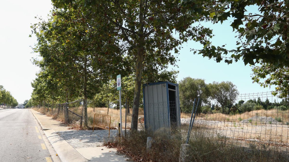 La construcció del parc per a famílies de Reus acumula prop d'un any de retard