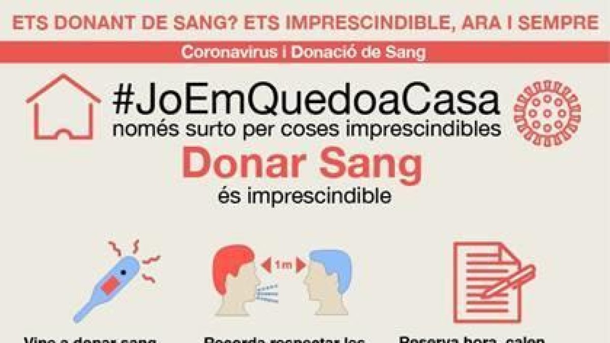 El Recinte Firal de Tarragona acull dimarts una nova campanya de donació de sang