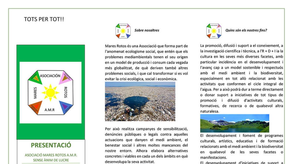 La Asociación Madres Rotos se mujer a conocer este viernes en el centro de Reus