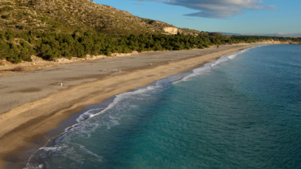 Ferida després de llençar-se des d'una roca a la platja del Torn de l'Hospitalet