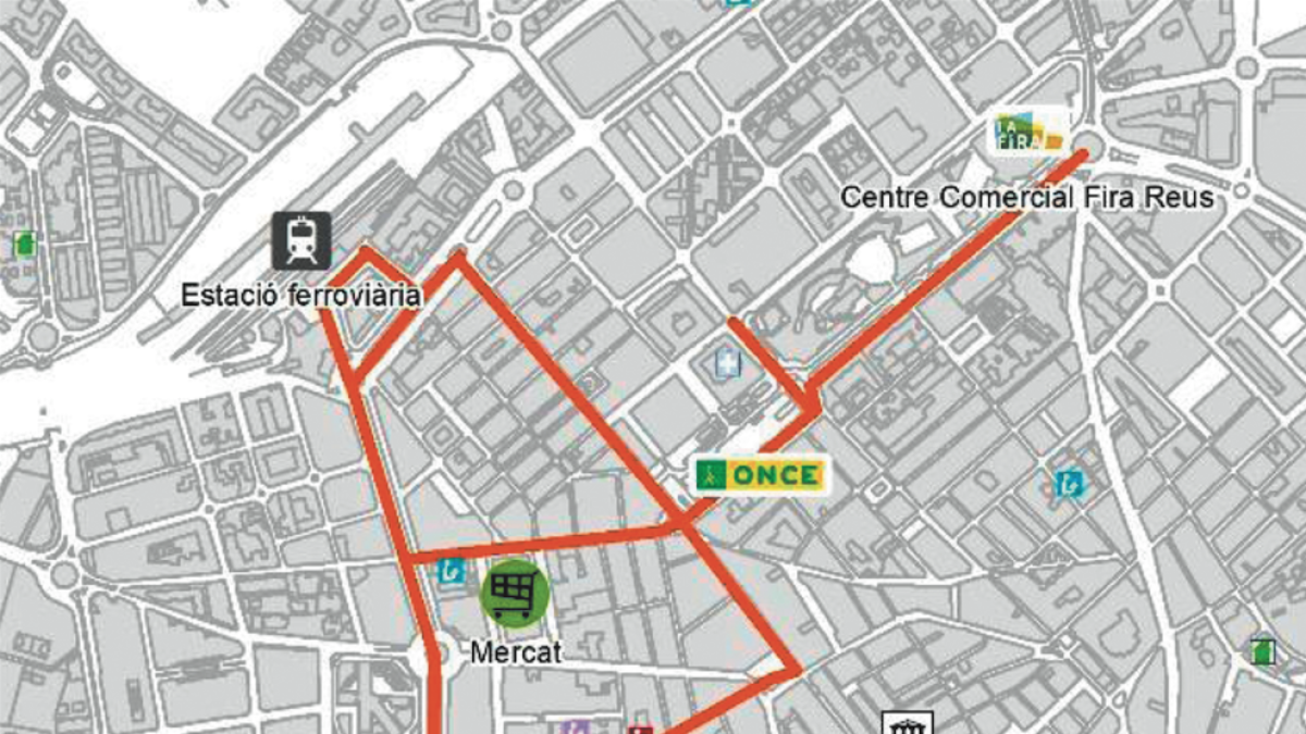 La zona norte se equipará con baldosas guía, aceras y rampas accesibles