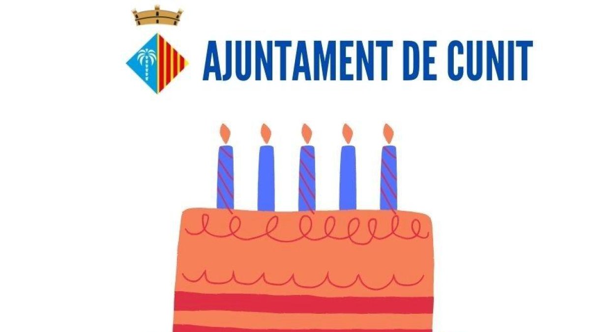 El Ayuntamiento de Cunit felicita los cumpleaños por whatsapp
