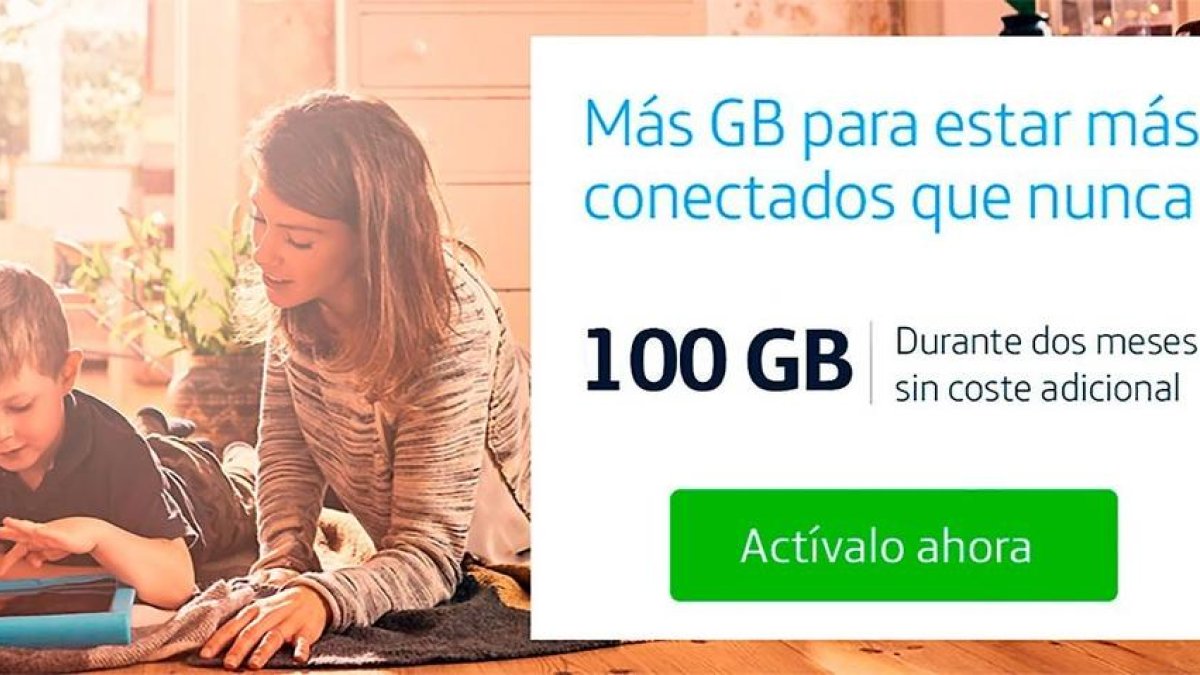 Movistar eleva a 100 los MB de regalo por el coronavirus para todas las tarifas de contrato