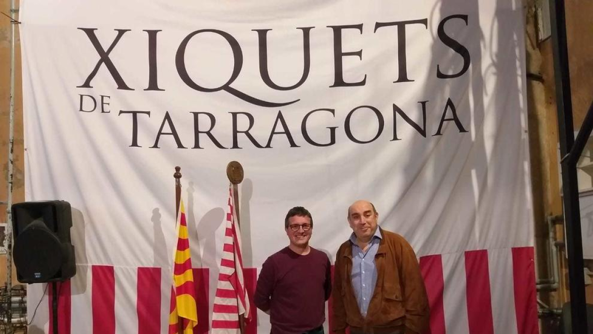 Rafa Segarra i Alfredo González, nous president i cap de colla dels Xiquets