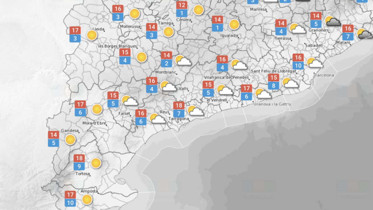 Bajan las temperaturas