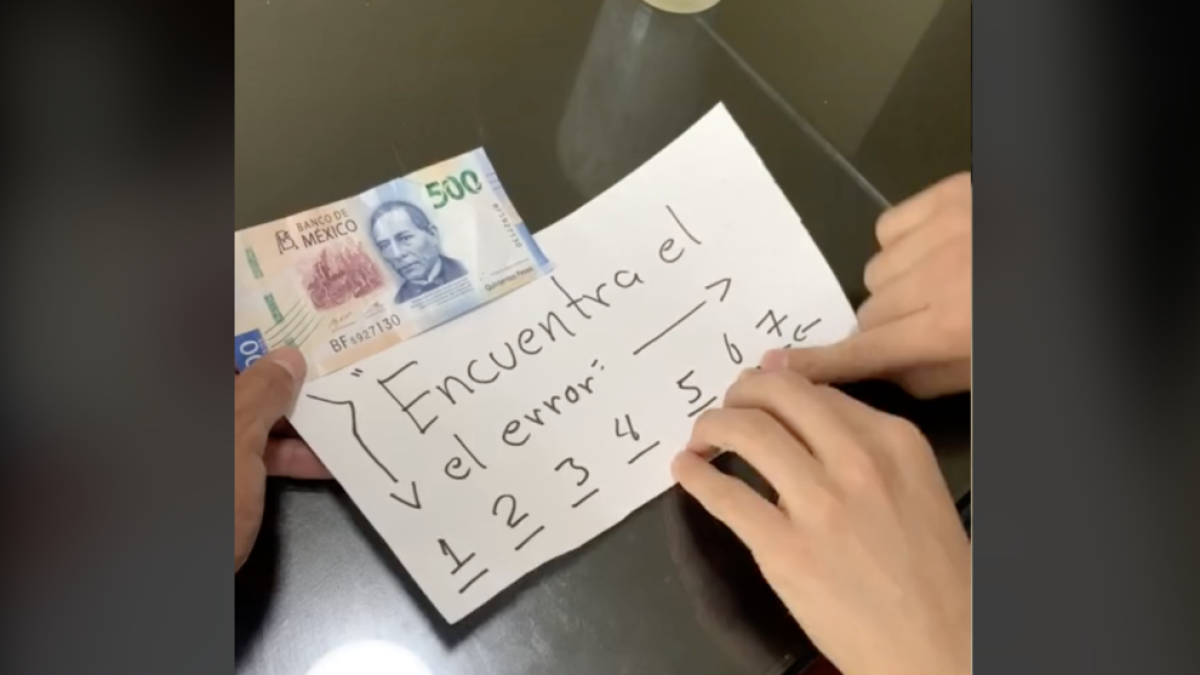 L'últim repte viral de TikTok: pots trobar l'error en deu segons?