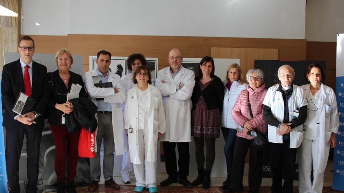 Inauguració a l'Hospital Joan XXIII de la primera exposició itinerant sobre ostomia