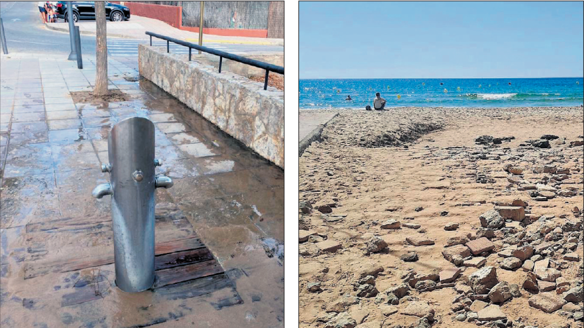 Quejas por el mal estado de los accesos y los elementos de la Llarga