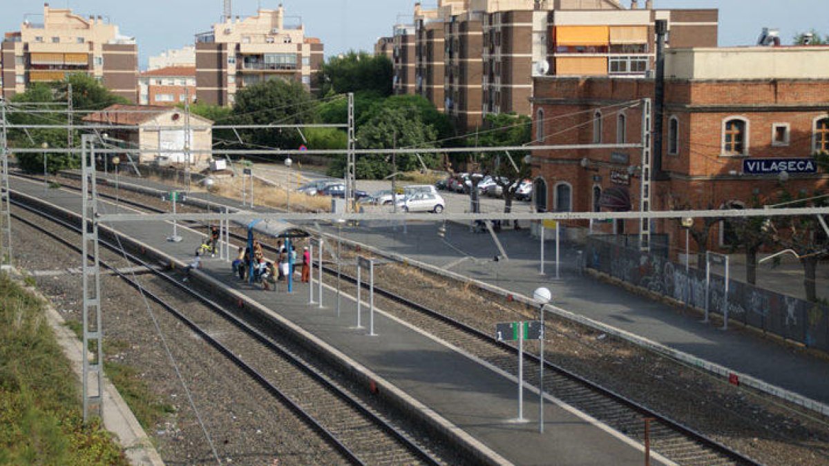baixador de trens de Vila-seca, estació, obres, Adif, Renfe