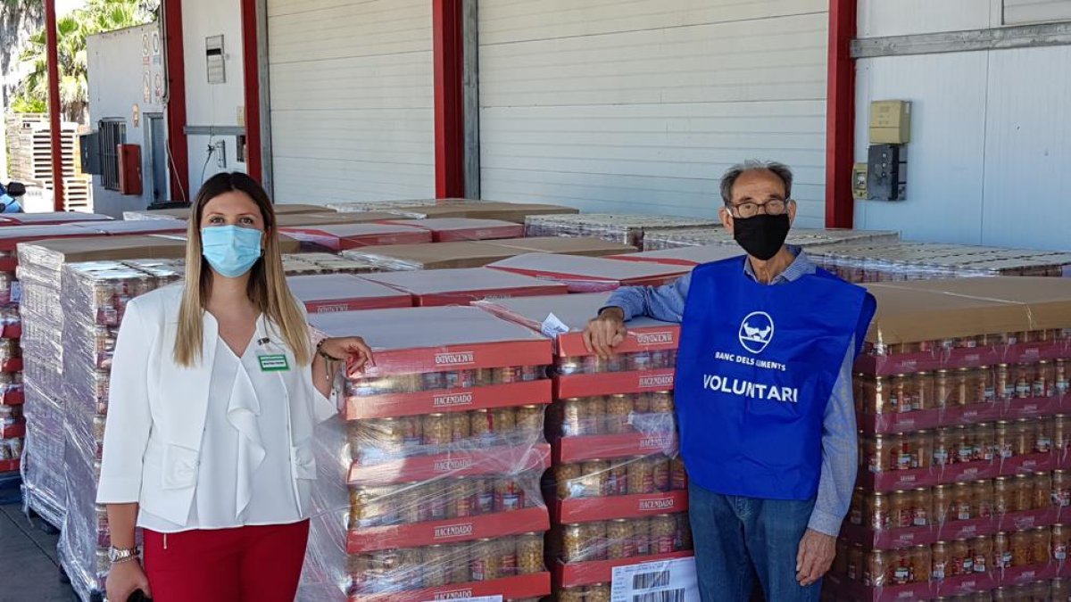 Mercadona entrega más de once mil kilos de legumbres cocidas en el Banco de los Alimentos de las Tierras del Ebro