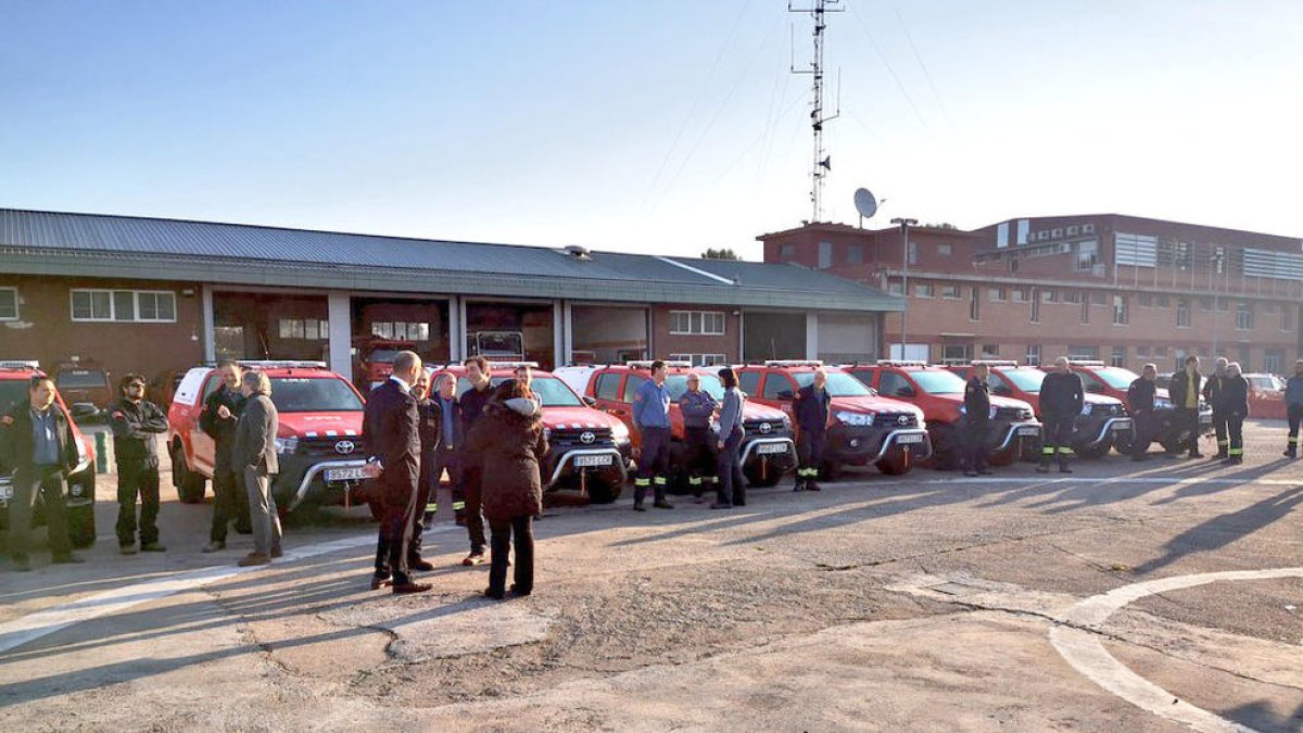 Los Bomberos incorporan ocho vehículos ligeros nuevos para los Equipos de Prevención Activa Forestal