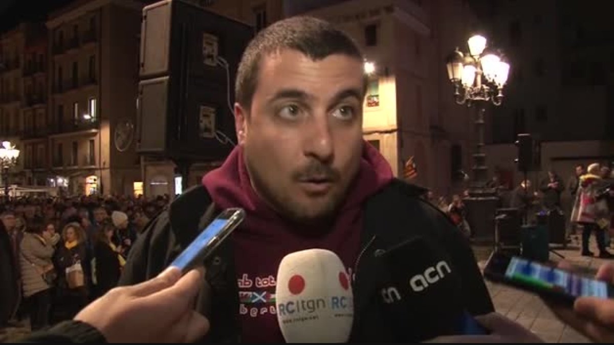 Tarragona, llibertat, presó, Jordi Cuixart, Quim Arrufat, concentració, Jordi Sànchez