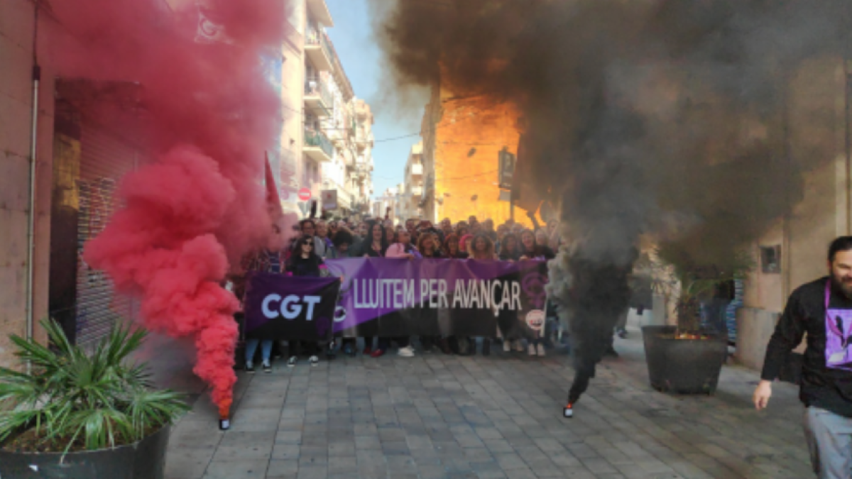 CGT convoca huelga general a Cataluña el Día Internacional de la Mujer