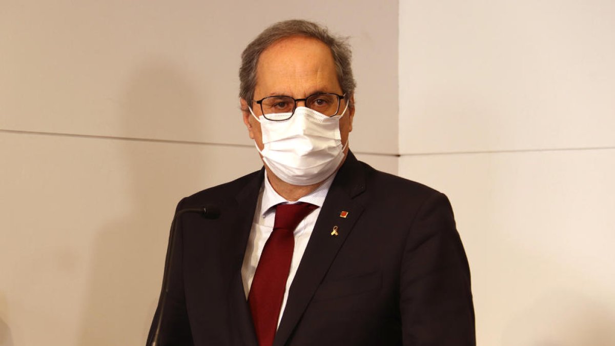 Torra defensa que s'ha «d'implantar la república» si l'independentisme supera el 50% a les eleccions del 14-F