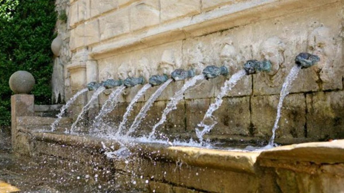 Fonts de les Canelles, a Santa Coloma de Queralt (Conca de Barberà)