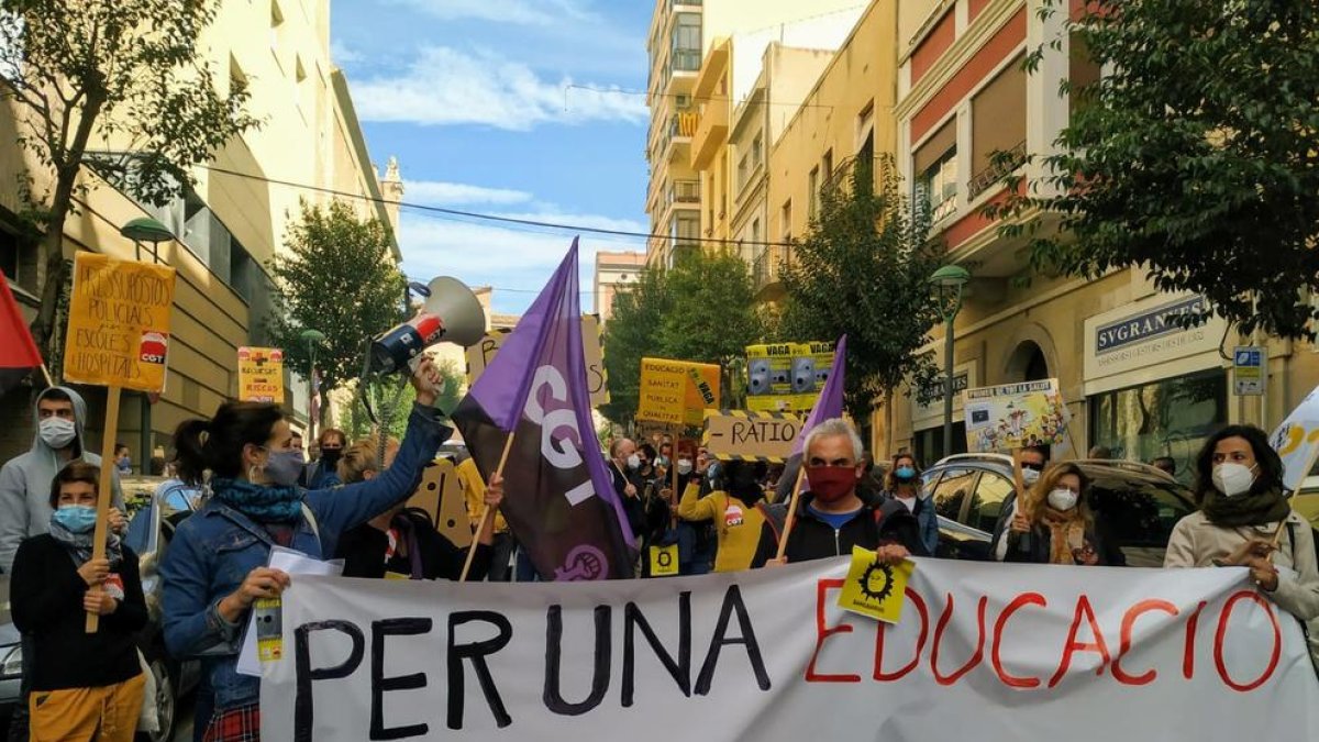 Educació xifra en un 3,57% el seguiment de la vaga en l'ensenyament públic a Tarragona