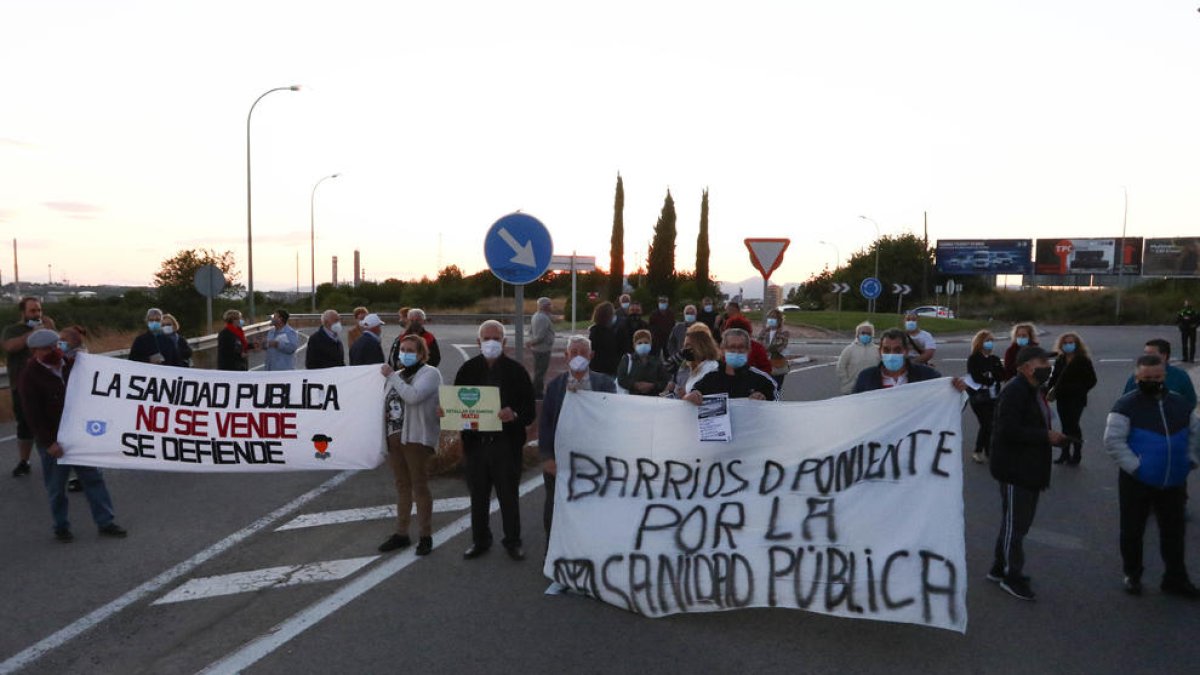 Bonavista reclama millores al CAP amb un tall a la carretera N–340