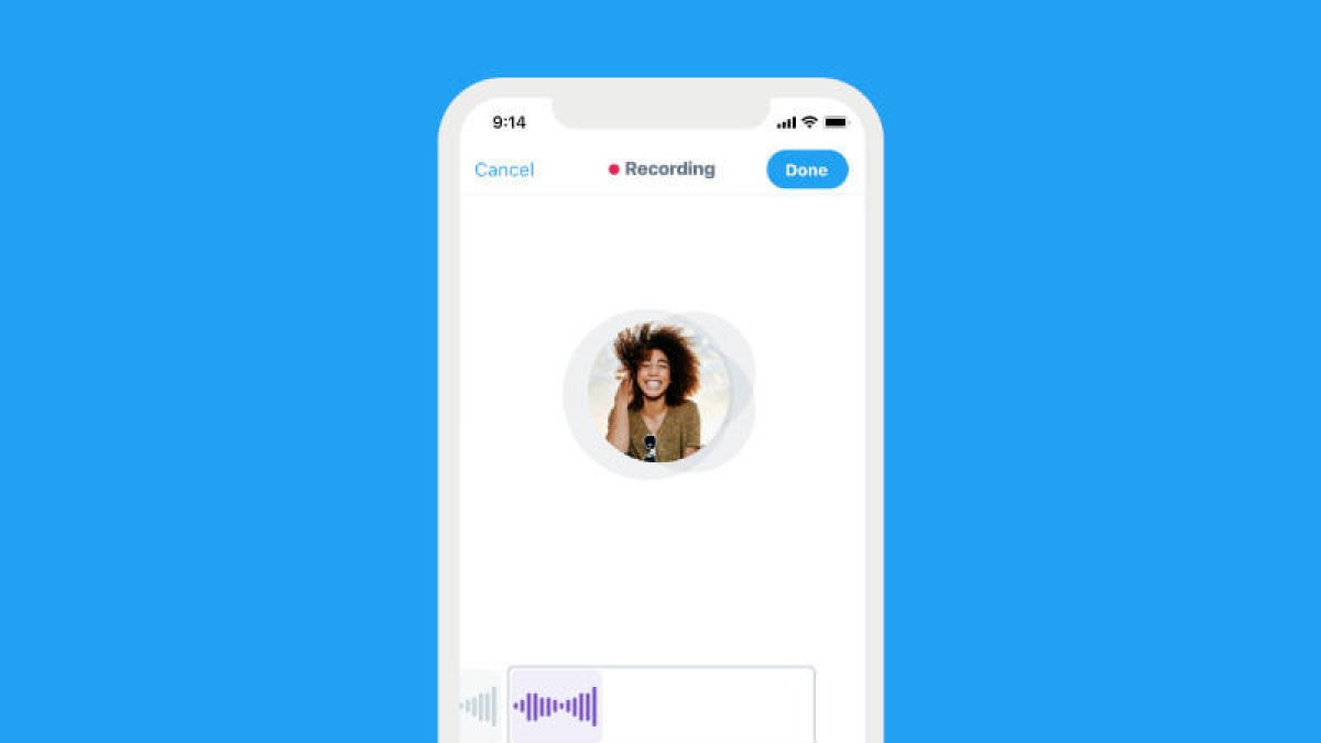 Twitter tira los tuits en forma de notas de voz