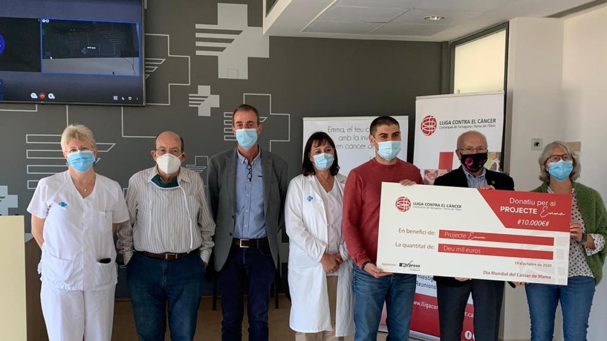 La Liga contra el Cáncer de Tarragona y el Ebro aportará 30.000 euros al proyecto Emma