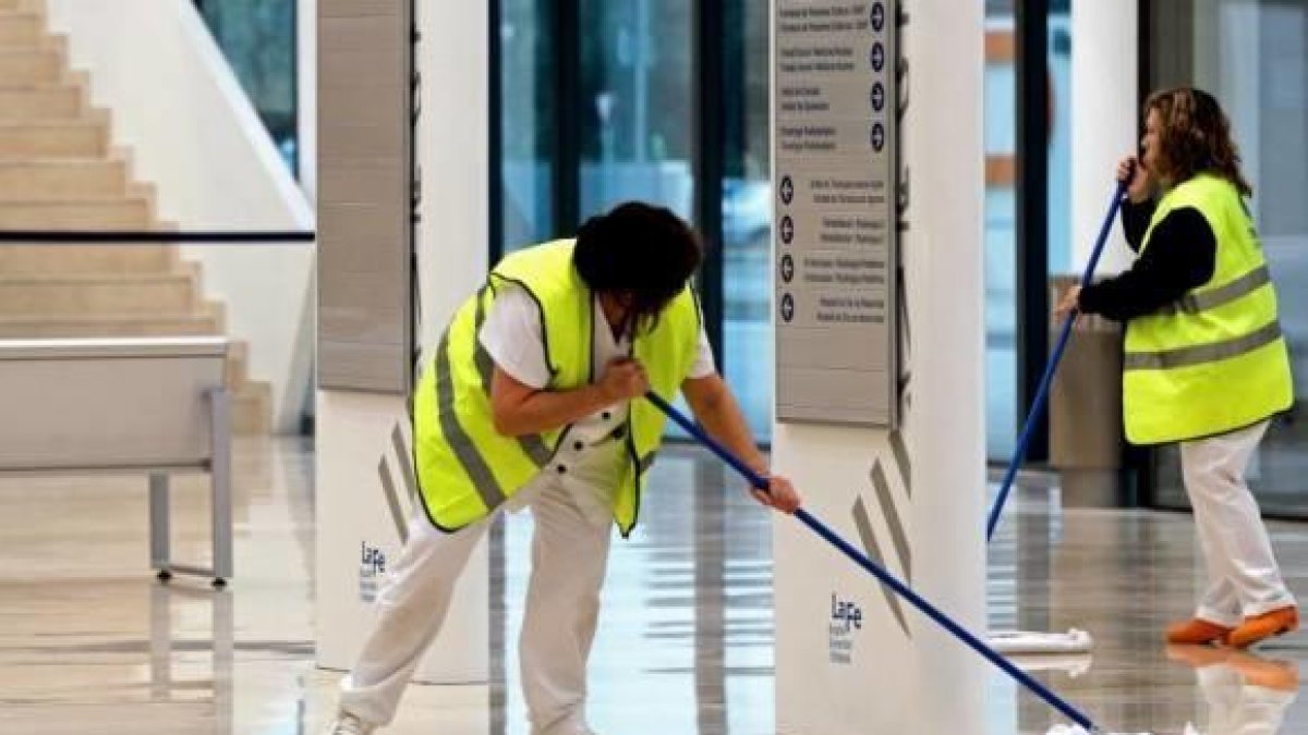 personal de neteja, coronavirus