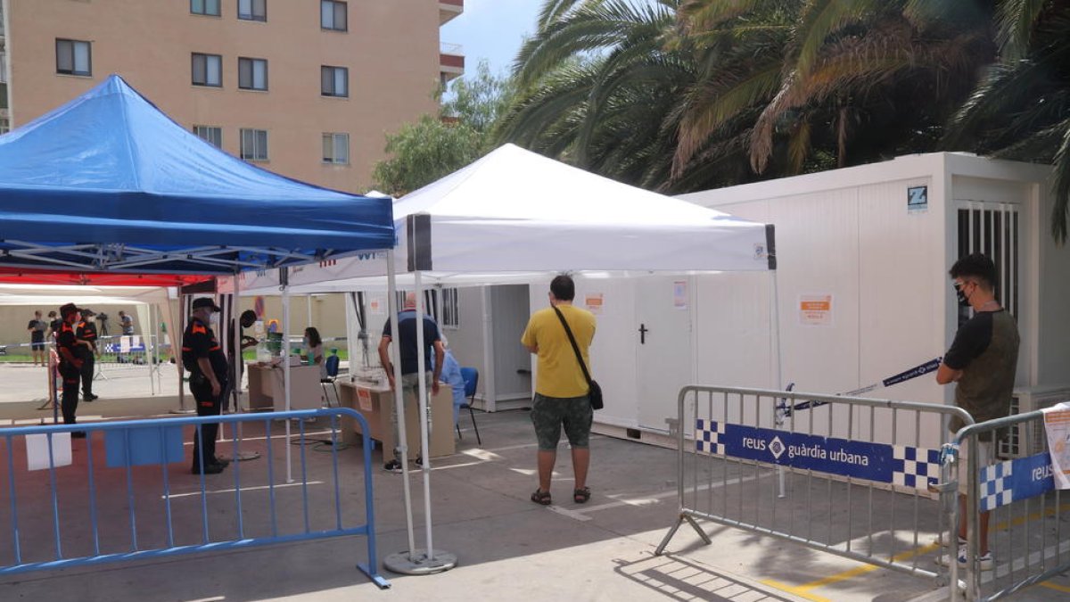 mòdul, CAP Sant Pere de Reus, PCR, cribatge massiu, coronavirus