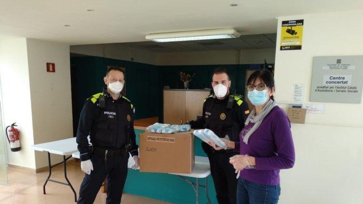 L'Ajuntament de Torredembarra envia 1.900 mascaretes a la residència Pere Badia