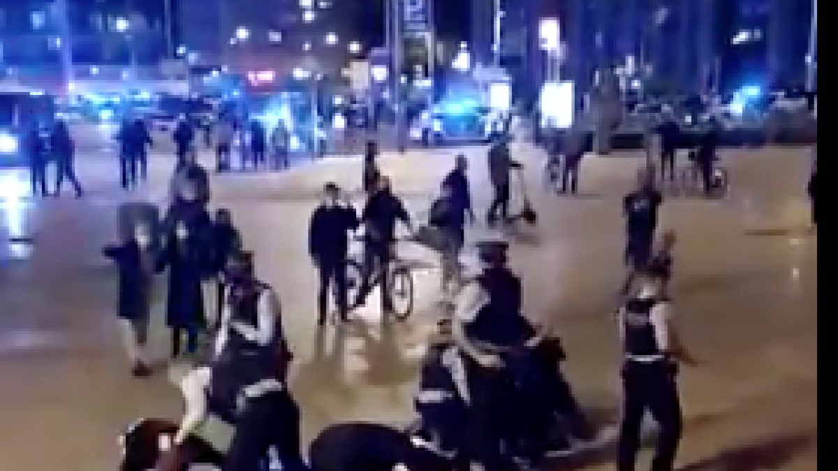 Cuatro detenidos en Barcelona en una protesta contra las medidas anticovid